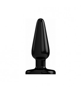 BUTT PLUG - BASIC - 10 cm - NEGRO