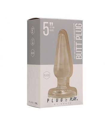 BUTT PLUG BASIC 128 cm CRISTAL