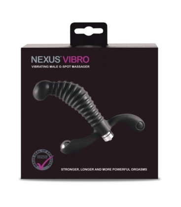 NEXUS VIBRO MASAJEADOR DEL PUNTO G MASCULINO CON VIBRADOR NEGRO