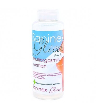 SANINEX EXTRA LUBRICANT GLICEX 4 IN 1 MULTIORGASMIC WOMAN 100ML