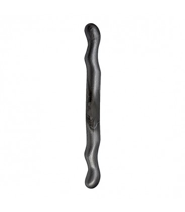 SEX PLEASE DILDO DOBLE PLACER 45CM PLATA