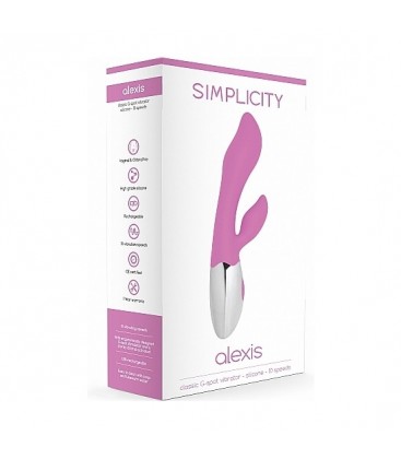 ALEXIS CLASSIC VIBRADOR G SPOT ROSA