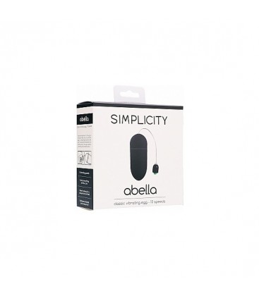 ABELLA HUEVO VIBRADOR CLASSIC NEGRO