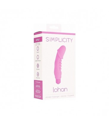 LOHAN VIBRADOR DE MASAJE ROSA