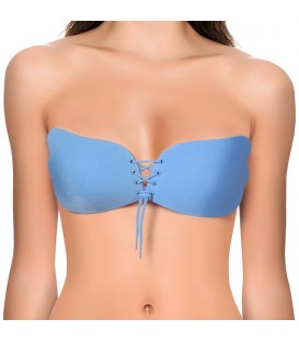 INVISIBLE BRA STRAPLESS LISO AUTOADHESIVO - COLOR AZUL