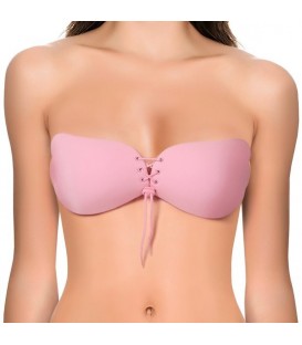 INVISIBLE BRA STRAPLESS LISO AUTOADHESIVO - COLOR ROSA