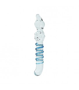 CLIMAX GLASS 4-WAY DILDO DE CRISTAL