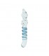 CLIMAX GLASS 4 WAY DILDO DE CRISTAL