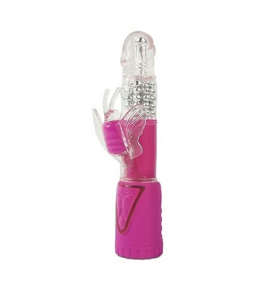 CILMAX CONEJITO VIBRADOR GIRATORIO ROSA