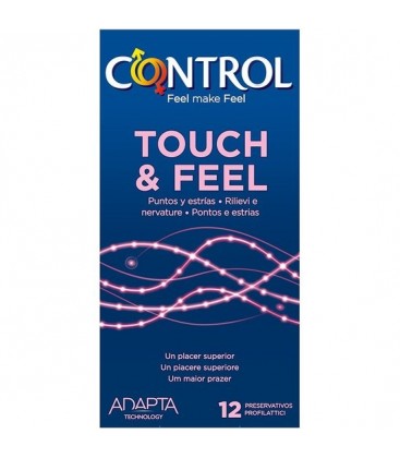 PRESERVATIVOS CONTROL TOUCH FEEL 12UDS