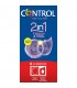 PRESERVATIVOS CONTROL 2IN1 TOUCH FEEL LUBE 6UDS