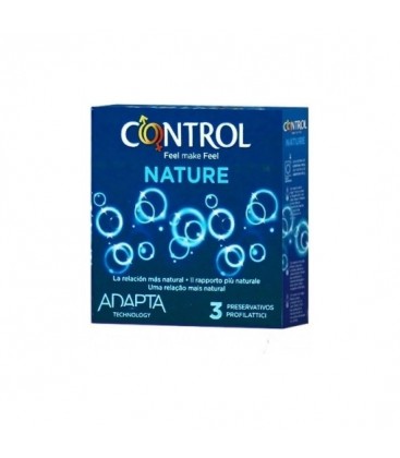 PRESERVATIVOS CONTROL NATURE 3UDS