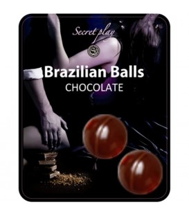 SECRET PLAY SET 2 BRAZILIAN BALLS AROMA CHOCOLATE