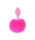 BUNNY TAIL PLUG DE SILICONA ROSA