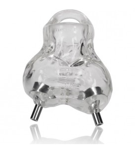 OXBALLS NUTTER ELECTRO BALL SLING - TRANSPARENTE