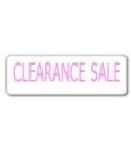 CLEARANCE SALE